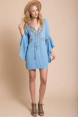 Gianna Flow Dress Blue