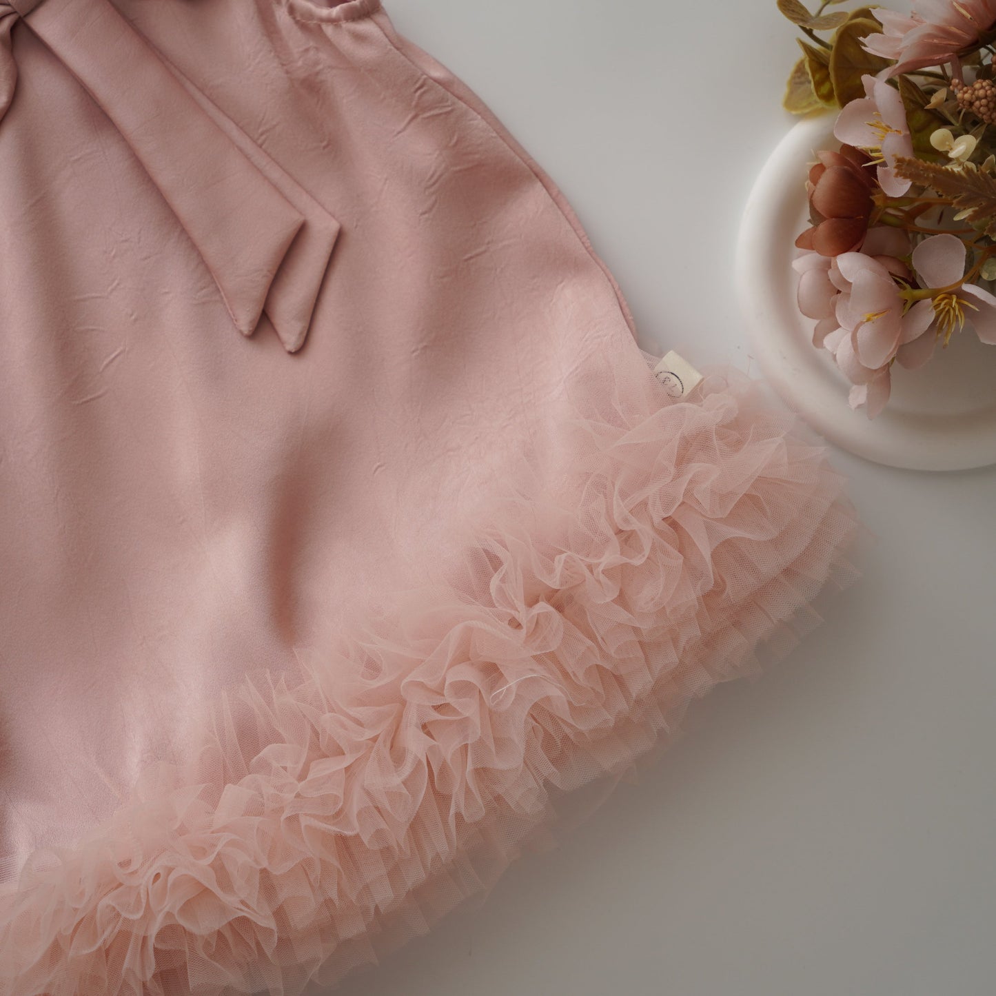 Elegant Ribbon Layer Dress