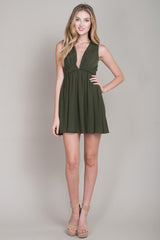Laine Day Festival Dress Green