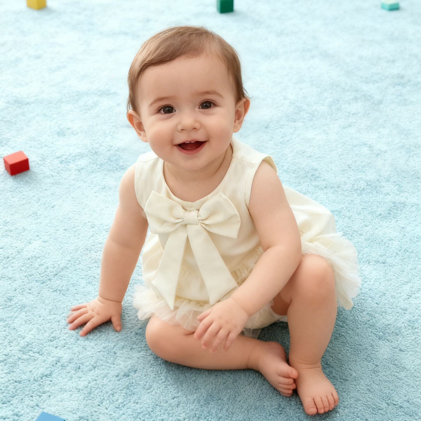 Elegant Ribbon Layer Dress