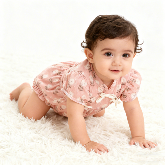 Modern Flower Sister Matching Cheongsam