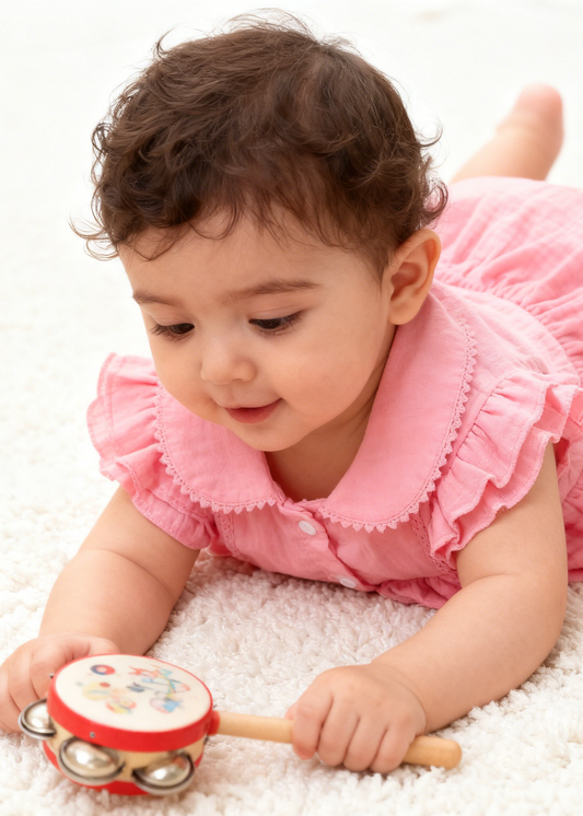 Daily Ruffled Sleeves Romper