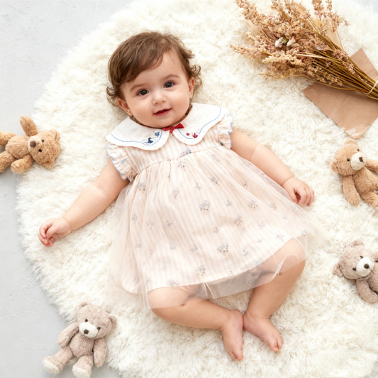 Sailor Bear Casual Dress (Size 120)