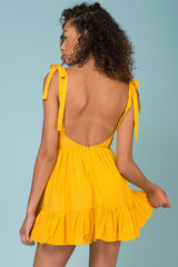Elin Ruffled Bottom Dress Mango
