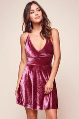 Jite Girls Night Out Skater Dress Grape