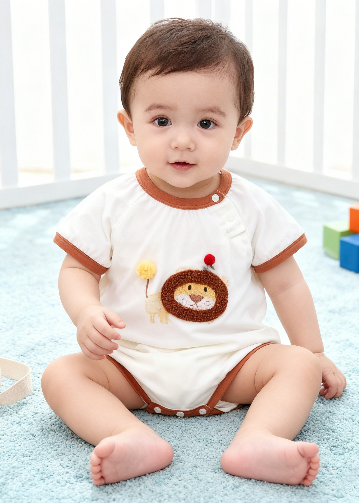 Lion Casual Romper (Size 66)