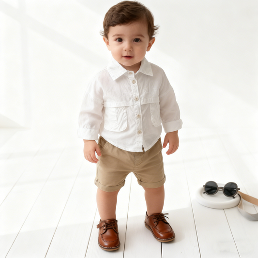 Long Sleeves Pocket Shirt