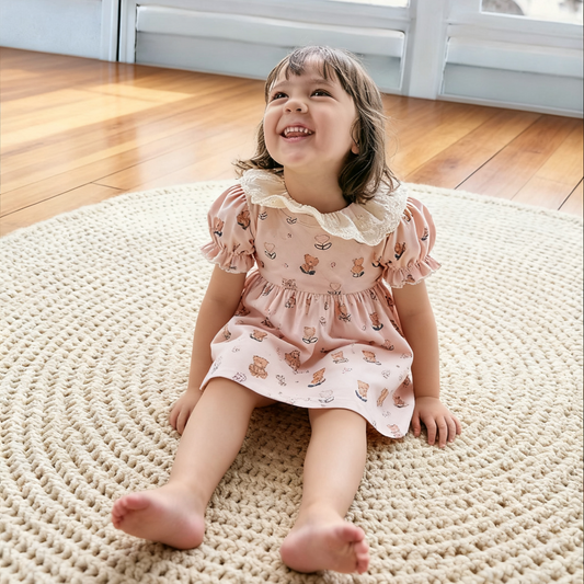 Summer Bear Flare Dress