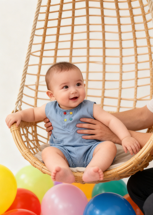 Color Button Overall (Size 66&90)