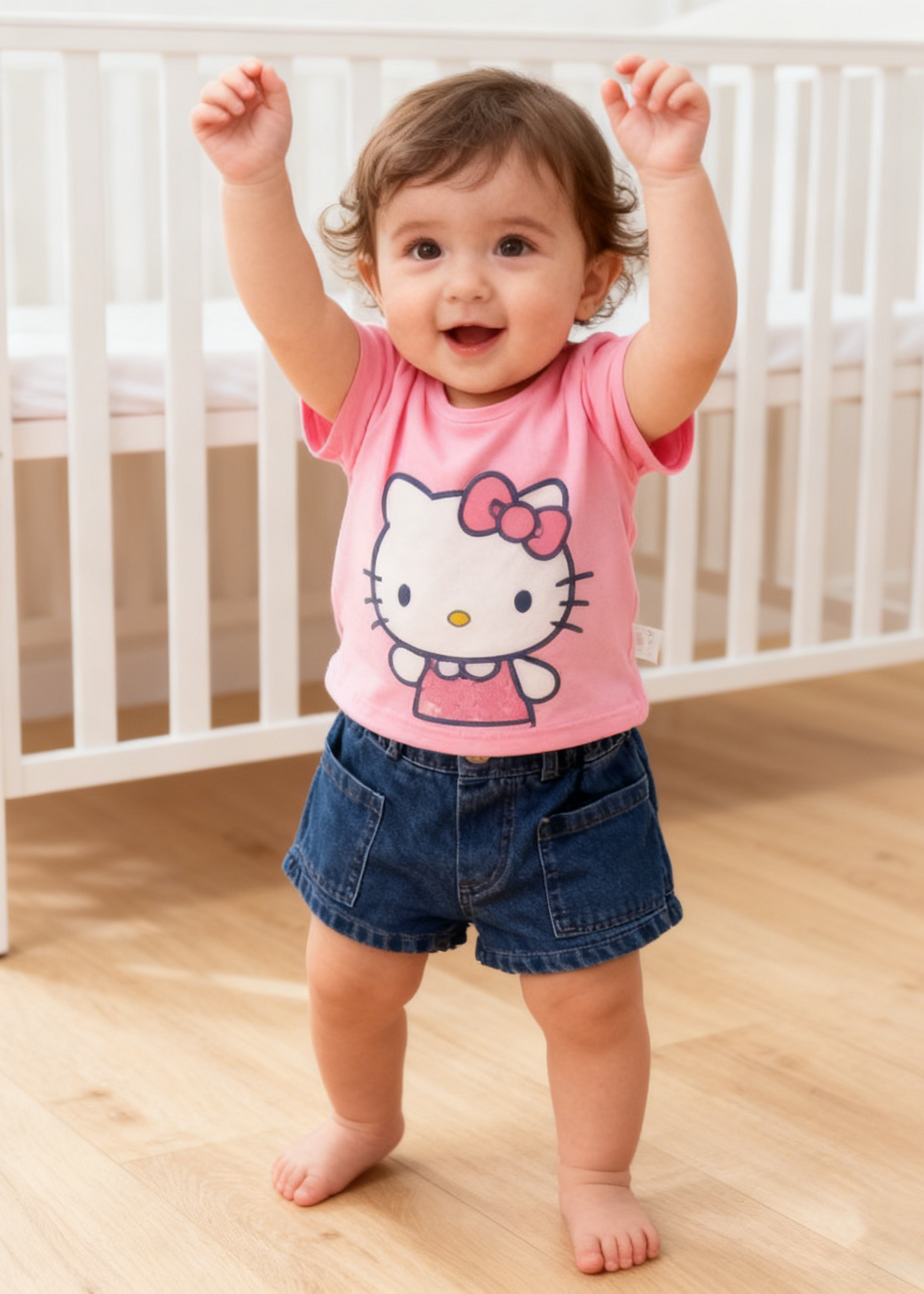 Side Pocket Casual Denim Pants