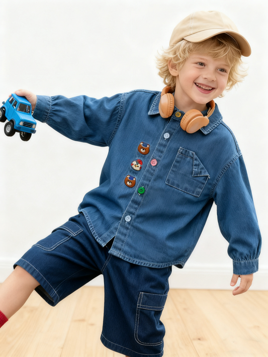 Trendy Friends Denim Shirt