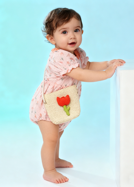 Tulip Summer Romper with Bag (Size 73)