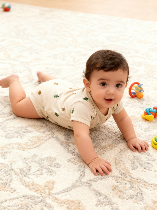 Daily Jungle Trees Romper (Size 73)