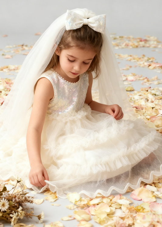 Premium Shine & Layered Dress