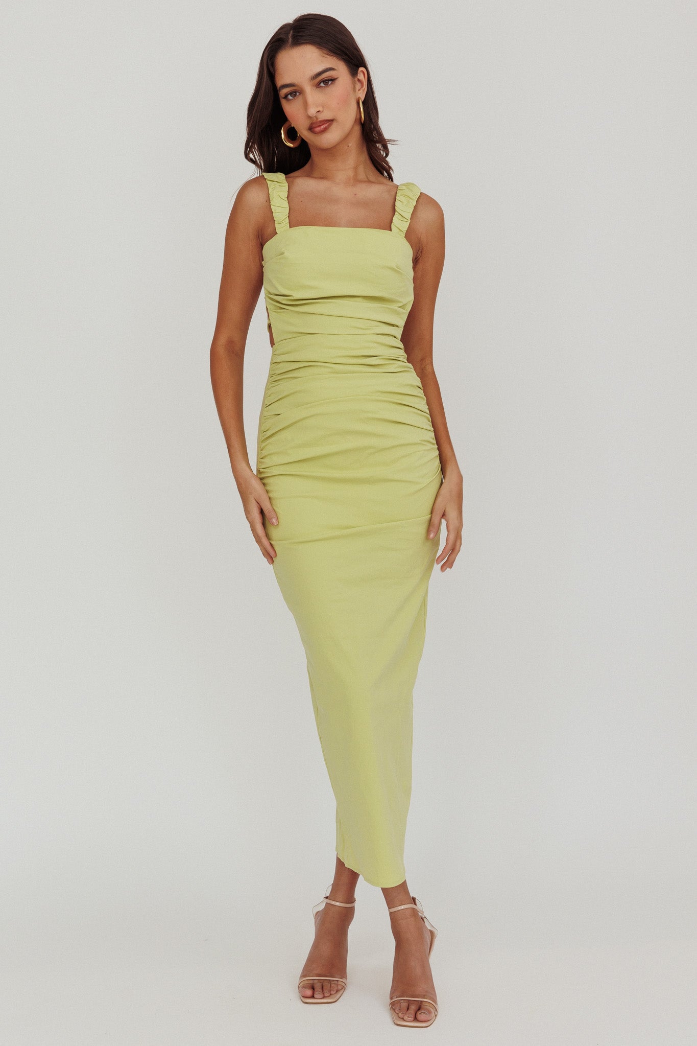 Dream Crush Lace-Up Back Maxi Dress