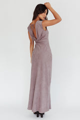 Maysa Cowl Back Maxi Dress Cloud