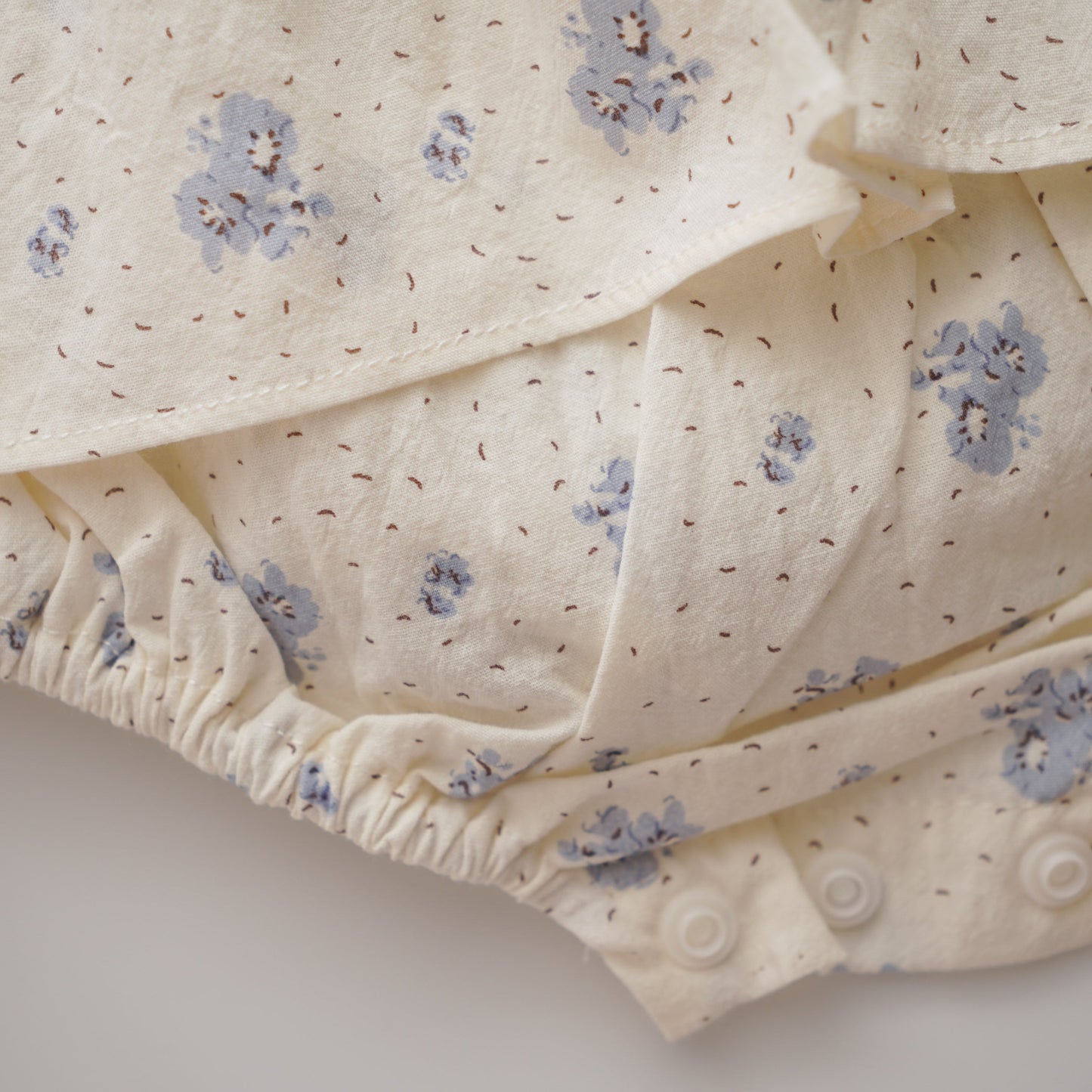 Summer Floral Sleeveless Romper (Size 66&90)