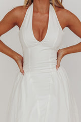 El Corazon Halterneck Dress Cream